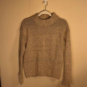 Beige Oversized Sweater - Small